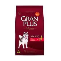 Ração GranPlus Menu Para Cães Adultos de Porte Médio e Grande Sabor Carne e Arroz - 15kg Ração GranPlus Menu Para Cães Adultos de Porte Médio e Grande Sabor Carne e Arroz - 15kg