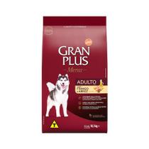 Ração GranPlus Menu para Cães Adultos de Porte Médio e Grande Sabor Frango e Arroz - 10,1kg