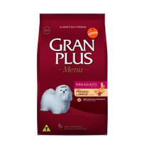 Ração GranPlus Menu para Cães Adultos de Porte Mini Sabor Frango e Arroz - 15Kg Ração GranPlus Menu para Cães Adultos de Porte Mini Sabor Frango e Arroz - 15Kg