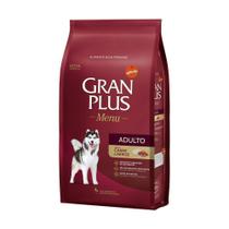 Ração GranPlus Menu Para Cães Adultos Sabor Carne e Arroz - Gran plus Ração GranPlus Menu Para Cães Adultos Sabor Carne e Arroz - Gran plus