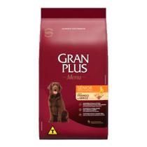 Ração GranPlus Menu para Cães Adultos Sênior de Raças Médias a Grandes Sabor Frango e Arroz 15kg