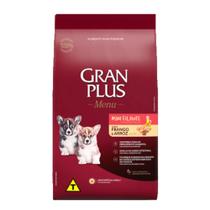 Ração GranPlus Menu para Cães Filhotes de Porte Mini Sabor Frango e Arroz 1kg