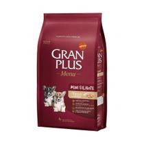 Ração GranPlus Menu Para Cães Filhotes de Porte Mini Sabor Frango e Arroz - 3Kg
