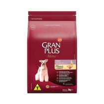 Ração GranPlus Menu Para Cães Sênior de Porte Mini Sabor Frango e Arroz - 3kg - Gran Plus