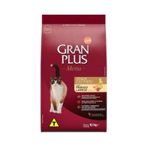 Ração GranPlus Menu Para Gatos Sênior Castrados Sabor Frango e Arroz - 10,1kg - Gran Plus