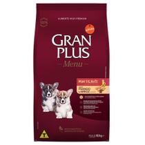 Ração GranPlus Menu Raças Pequenas Frango e Arroz para Cães Filhotes - 10,1 Kg