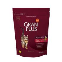 Ração Granplus para Gatos Adultos sabor Carne e Arroz 3kg