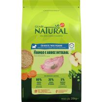 Ração Guabi Natural Adultos Mini e Pequeno Frango e Arroz - 20 Kg - AFFINITY PET CARE