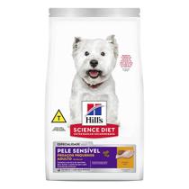 Ração Hill s Science Diet Cães Adultos Pele Sensível Pedaços Pequenos 2,4kg