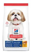 Racao hills cao adulto 7+ pedacos pequenos 2,27kg