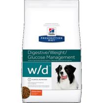 Ração Hills Prescription Diet W/D Controle de Peso e Glicêmico Cães Adultos 3,8kg