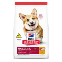 Ração Hills Science Diet Cães Adultos Pedaços Pequenos - 2,4kg