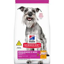 Ração Hills Science Diet para Cães Adultos 7+ Anos Raças Pequenas Mini Frango 800g