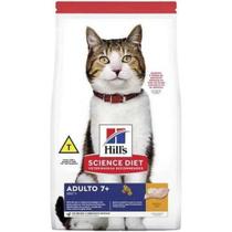 Ração Hills Science Diet para Gatos Adultos 7+ Anos sabor Frango 6kg