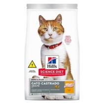 Ração Hills Science Diet para Gatos Adultos Castrados sabor Frango 6kg