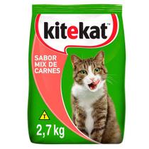 Ração KiteKat Mix de Carnes Para Gatos Adultos - 2,7 Kg