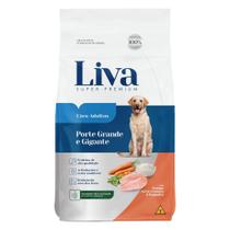 Ração Liva Super Premium para Cães Adultos de Raças Grandes - 20,2 Kg