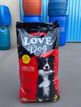 Ração Love dog 10kg carne e frango premium (adulto)