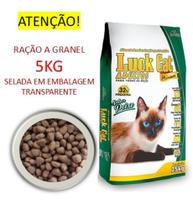 Ração Luck Cat Premium Gatos Adultos Castrados Peixe 5KG A GRANEL