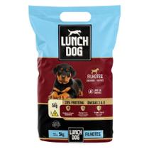 Ração Lunch Dog Premium para Cães Filhotes Natural 28 Proteínas 5kg