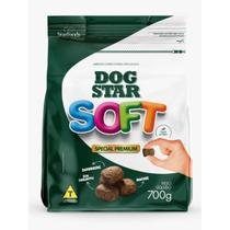 Ração macia dog star soft natural alimento cães petisco 700g