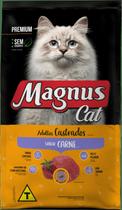Ração Magnus Cat Premium Gatos Adultos Castrados Sabor Carne 10,1kg