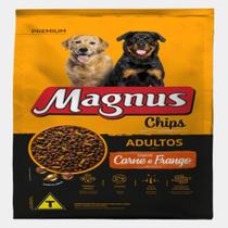 Ração Magnus Chips para Cães Adultos Sabor Carne e Frango 20kg