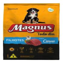 Ração Magnus Premium Todo Dia Cães Filhotes Sabor Carne 20kg