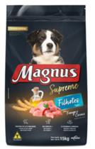 Ração Magnus Supreme Cães Filhotes Frango e Cereais 15kg - Adimax