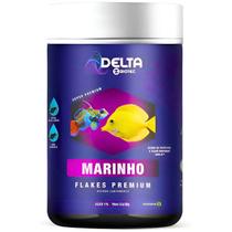 Ração Marinho Flakes Premium 150g Delta ZBiotec Flocos para Peixes Marinhos Aquário