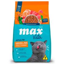 Ração Max Cat Adultos Vita Sabores do Mar 3Kg - TOTAL