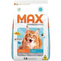 Ração max para gatos castrados frango 1 kg