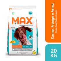 Ração Max Premium Especial Cães Adultos Sabor Carne, Frango e Arroz 20 Kg