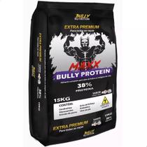 Ração Maxx Bully Proteín 38% frango e arroz sem corantes 15Kg