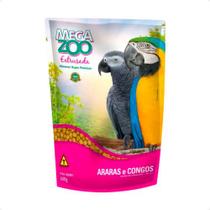 Ração Megazoo Extrusada Para Araras E Congos - 600 G Ração Megazoo Extrusada Para Araras E Congos - 600 G