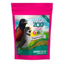 Ração Megazoo Extrusada Pássaros Supercanto Soft 900g