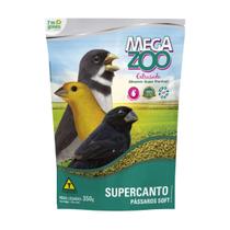 Ração Megazoo Extrusada Supercanto Pássaros Soft 350g Ração Megazoo Extrusada Supercanto Pássaros Soft 350g