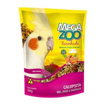 Ração Megazoo Farinhada Mel, Ovos e Própolis para Calopsita - 300 g