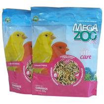 Ração Megazoo Mix Canários 350g (Com 2)