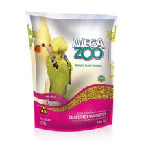 Ração Megazoo para Calopsitas e Periquitos PM-13 - 350g