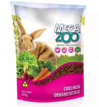 Ração Megazoo Para Coelhos Ornamentais Adultos 500G