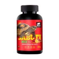 Ração Mix Mini Friends para Jabuti sabor Ração, Frutas e Vegetais - 200g