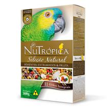 Ração Mix Sementes Papagaio Super Premium 300g Nutrópica Congo Ecletus Loro Maritaca Seleção Natural