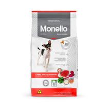 Ração Monello para Cães Adultos de Porte Pequeno Sabor Carne, Arroz e Beterraba - 1kg Ração Monello para Cães Adultos de Porte Pequeno Sabor Carne, Arroz e Beterraba - 1kg