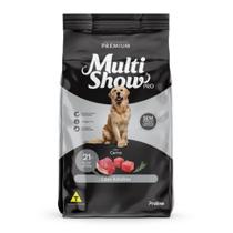 Ração Multi Show Pro Para Cães Adulto Sabor Carne 15Kg - Proline