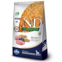 Ração N&D Ancestral Cães Adultos Médio Cordeiro - 2,5kg