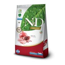 Ração N&D Grain Free Para Gatos Adultos Castrados Sabor Frango 1,5kg