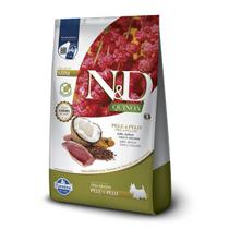 Ração N&D Quinoa Cães Adultos Mini Pele & Pelo Sabor Pato 2,5kg