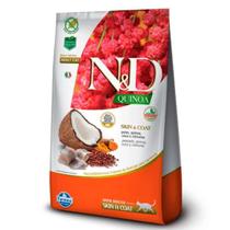 Ração N&D Quinoa Gatos Adultos Skin Peixe - 7,5kg Ração N&D Quinoa Gatos Adultos Skin Peixe - 7,5kg