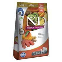 Ração N&D Tropical Selection Para Cães Adultos Medium/Maxi Salmão Leve 12kg e pague 10kg -